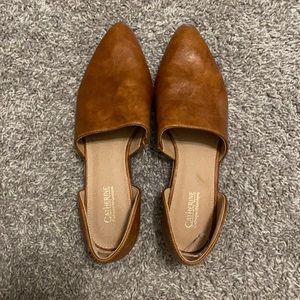 NEVER WORN! Open Side Flats